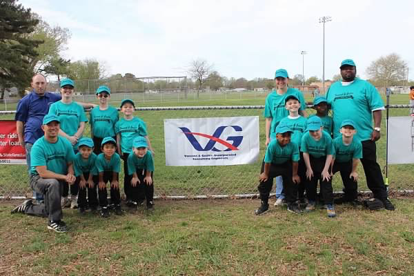 V&G Sponsored Pony Baseball Team 2015