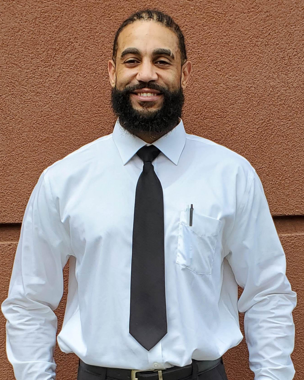 Male professional employee Portrait photo of a male engineering professional employed by Vansant & Gusler